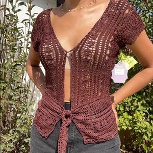 Hale Bob Crochet Top